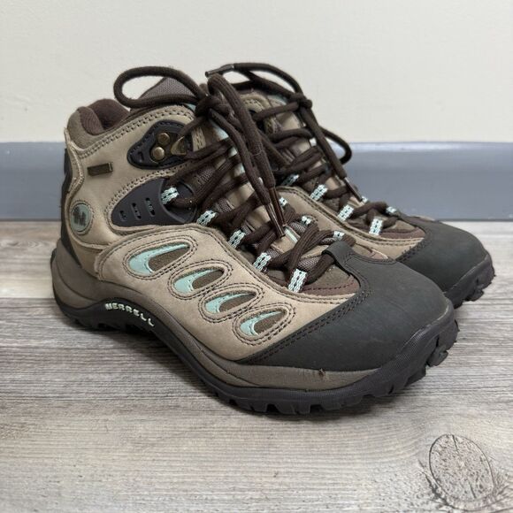 Merrell Reflex Waterproof Mid Hiking Boots Outdoor Women’s Size 7.5 - Picture 1 of 9